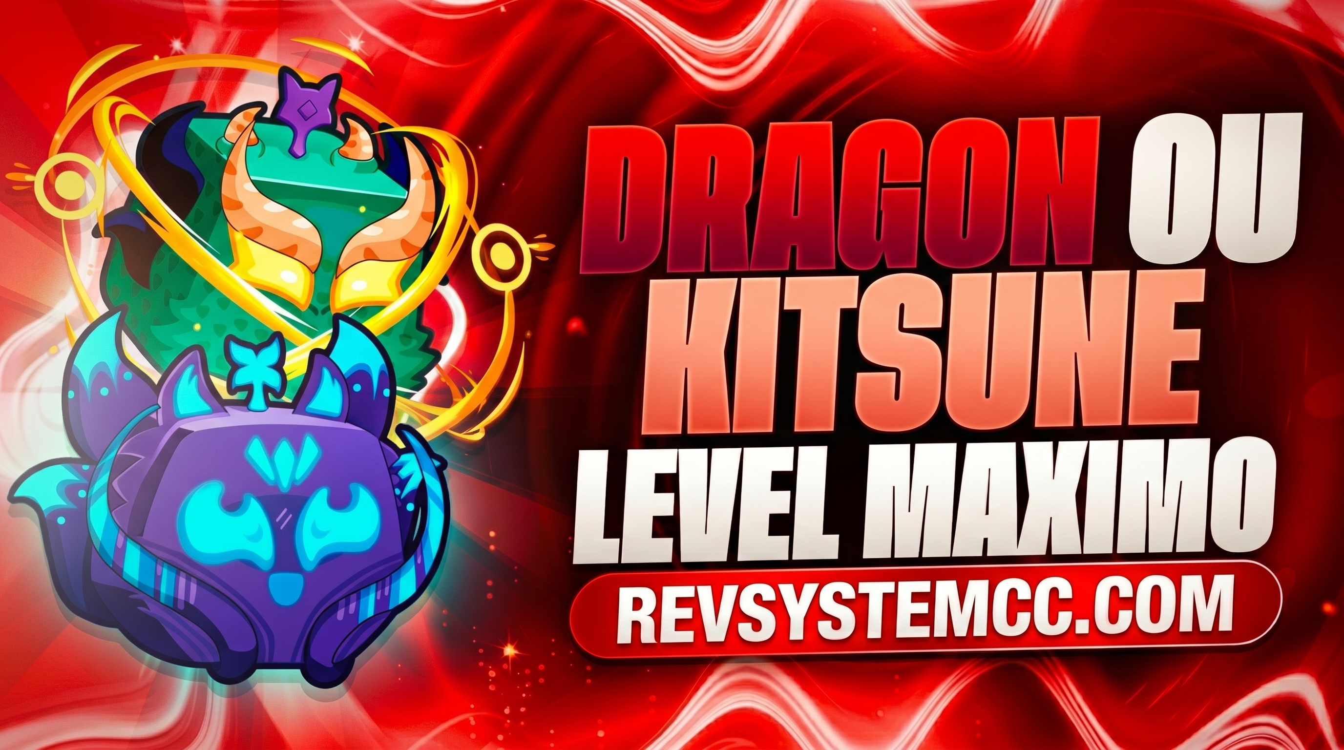 🍀Conta com Chance de Kitsune ou Dragon