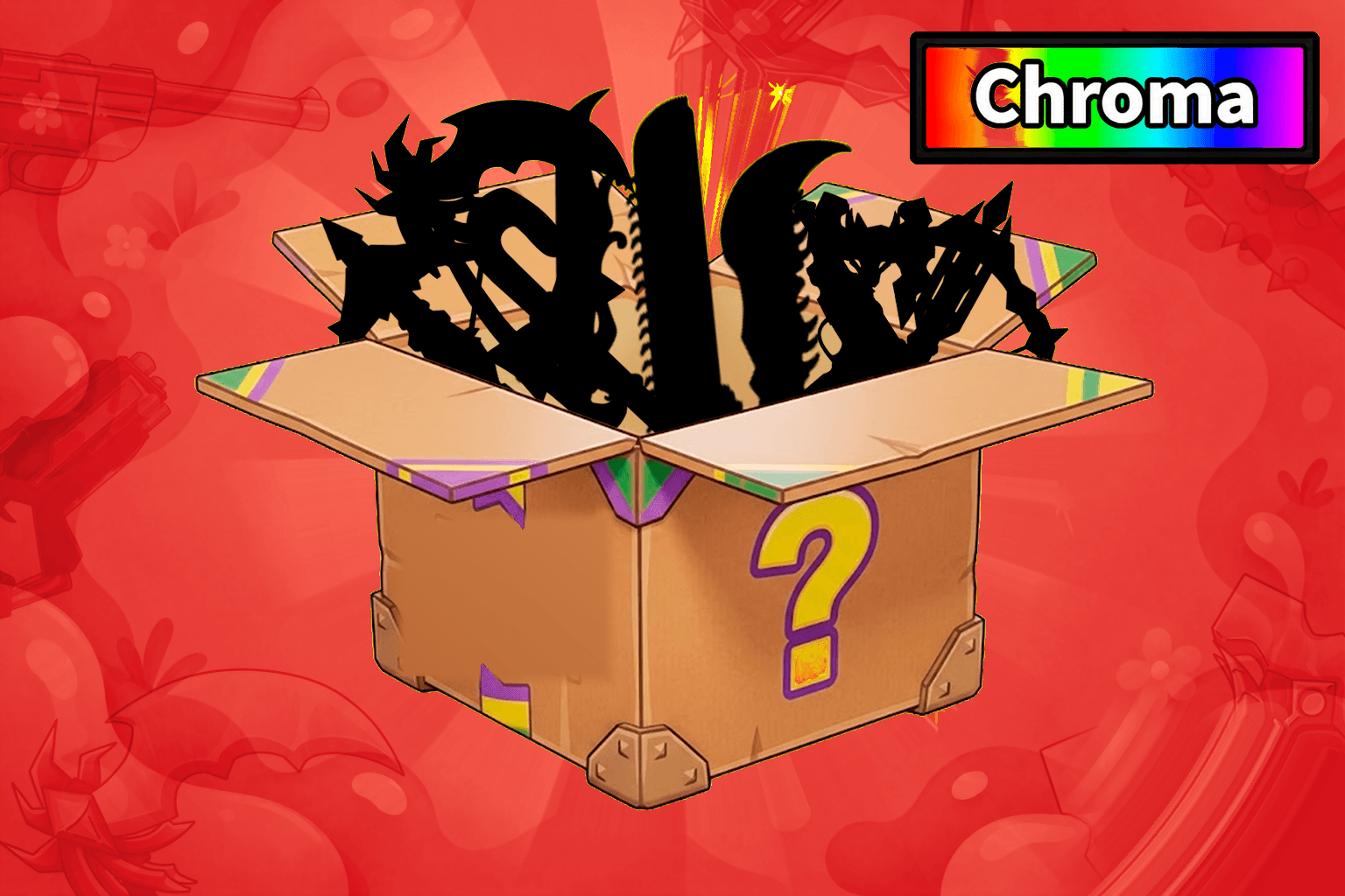 🍀🌈Chroma Arma Faca Aleatória (Sem Repetição)